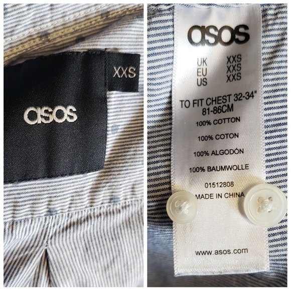 ASOS Women's Button Down Top Sz xxS - Picture 5 of 5